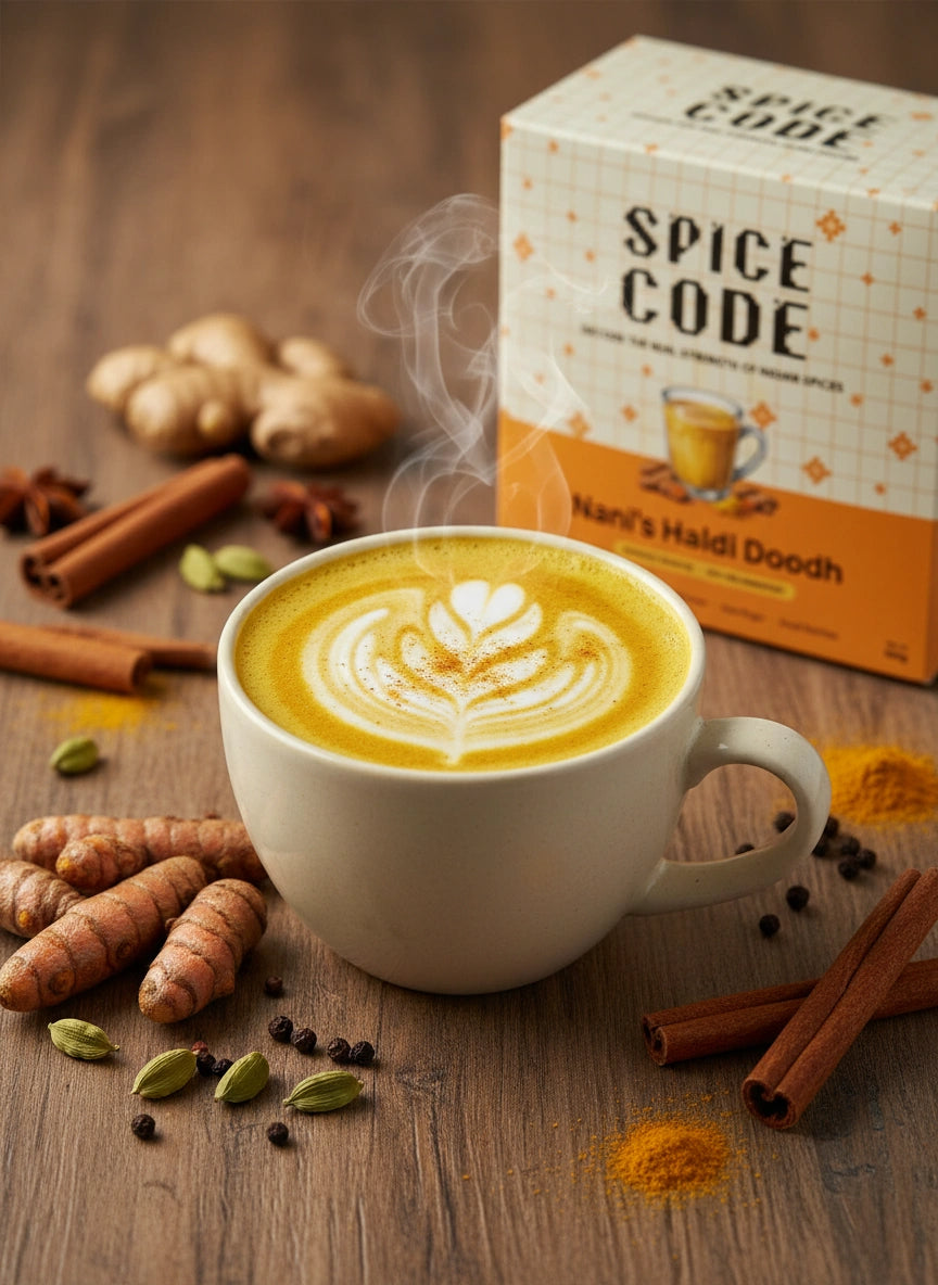 Frothy Haldi Latte